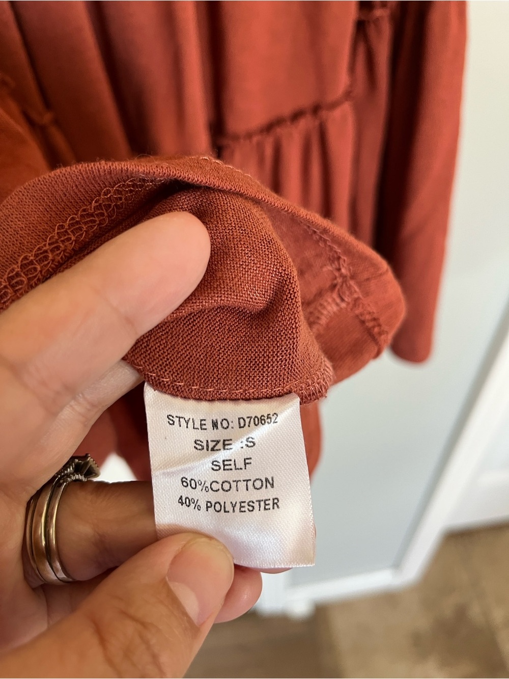 Rustic boho dress size small - Picture 7 of 9